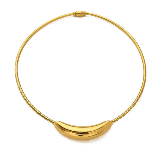 collana Slancio by LaGal in acciaio inossidabile placcato oro 18K