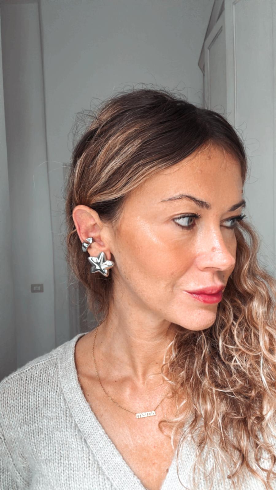 Ear Cuff borchiette by Lagal in acciaio inossidabile