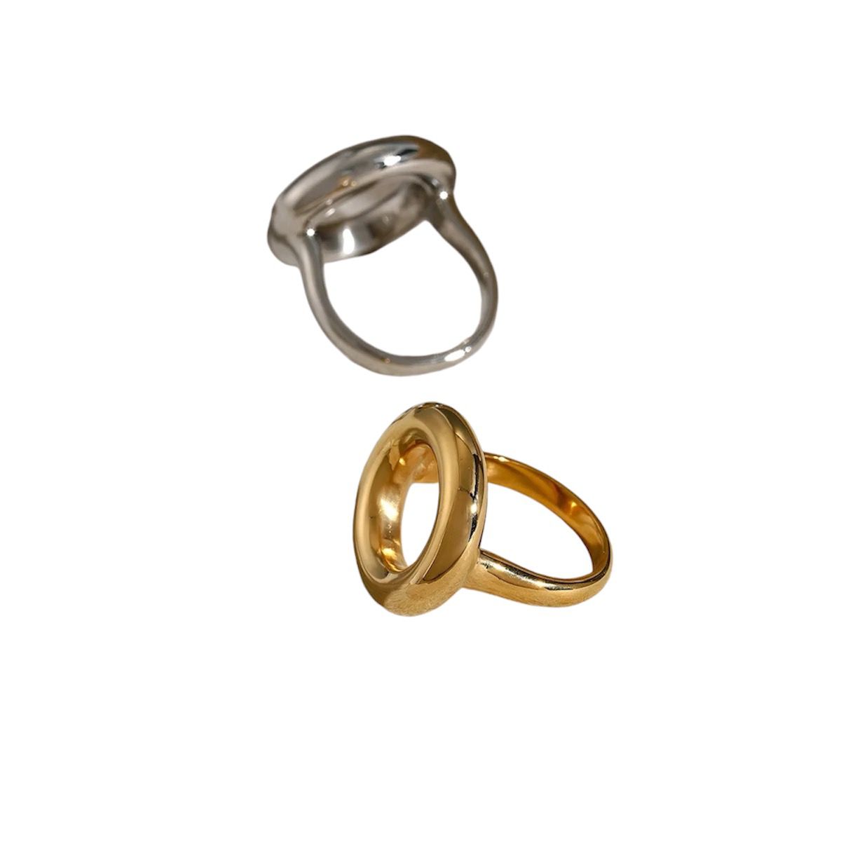 Anello in acciaio inossidabile anallergico e waterproof "Olivia"